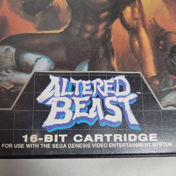 Sega Genesis Altered Beast Video Game Untested Game & Case 1989 VTG - Picture 3 of 9